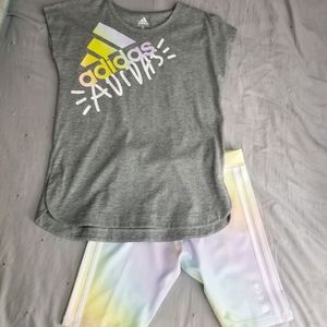 Girls Adidas 2pc outfit